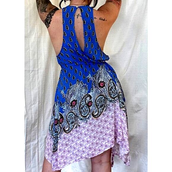 Intimately Free People Rendezvous Blue Paisley Slip Dress - Picture 6 of 6